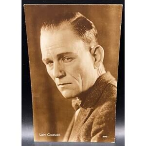 1920's French Lon Chaney Postcard Exhibit London After Midnight, Phantom Opera